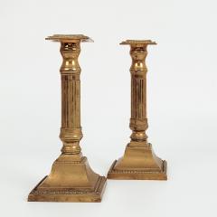 Circa 1780 English Neoclassical Provincial Candlesticks A Pair - 2109490