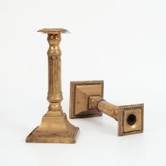 Circa 1780 English Neoclassical Provincial Candlesticks A Pair - 2109491