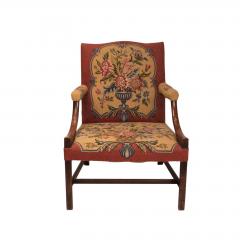 Circa 1780 George III Period Mahogany Library Armchair England - 1842000