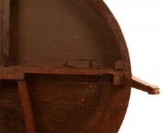 Circa 1780 Georgian English Mahogany Demi Lune Table - 2300183