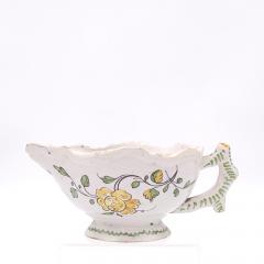Circa 1790 Faience French Sauce Boat - 2193442