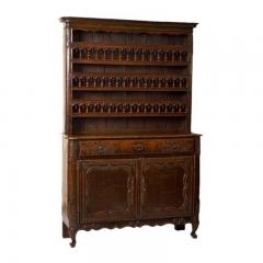 Circa 1790 French Carved Kitchen Cabinet Vaisselier - 2147395