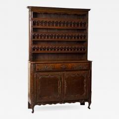 Circa 1790 French Carved Kitchen Cabinet Vaisselier - 2149983