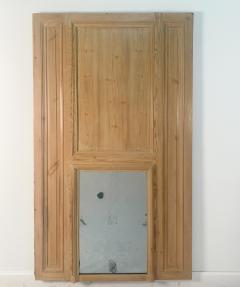 Circa 1790 Pine Northern European Trumeau Mirror - 2205216