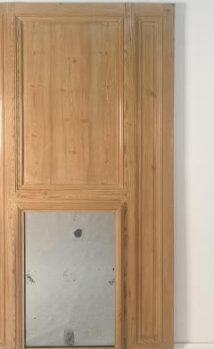 Circa 1790 Pine Northern European Trumeau Mirror - 2205218