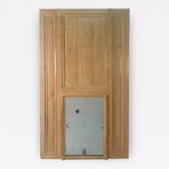 Circa 1790 Pine Northern European Trumeau Mirror - 2213181