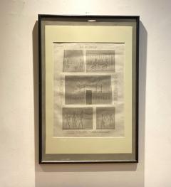 Circa 1810 Large Engraving of an Egyptian Monument France - 2306422