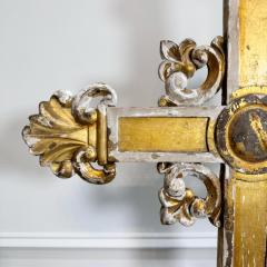 Circa 1810 Neo gothic Giltwood Processional Cross on Orb - 3838164