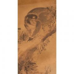 Circa 1820 Edo Period Japanese Ink on Paper Painting - 2128028