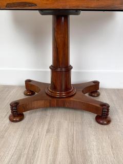 Circa 1825 Rosewood Pedestal Regency Game Table England - 2006010