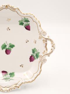 Circa 1830 English Porcelain Gilt Dessert Serving Pedestals A Pair - 2174065