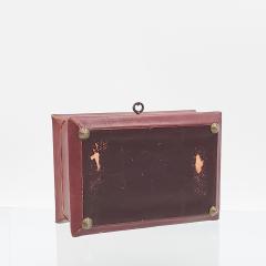 Circa 1830 Leather and Gilt Tea Caddy England - 2268040