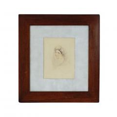 Circa 1830 Woman In Turban Drawing - 1817207