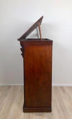Circa 1840 English Traditional Wellington Secretary Chest of Drawers - 2210696