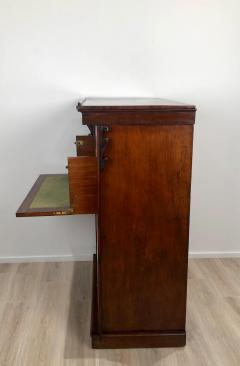 Circa 1840 English Traditional Wellington Secretary Chest of Drawers - 2210699