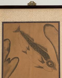 Circa 1850 Painting of 2 Fish Korea - 1853550