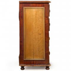 Circa 1850s English Grain Painted Antique Chest of Drawers Dresser - 4502339