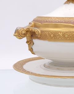 Circa 1870 Old Paris Porcelain Heavily Gilt Sauce Tureen - 2196917