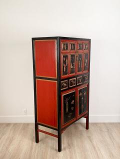 Circa 1870 Painted and Lacquered Cabinet China - 2315673