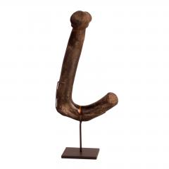 Circa 1880 Meiji Period Wood Kettle Hook Japan - 2306660