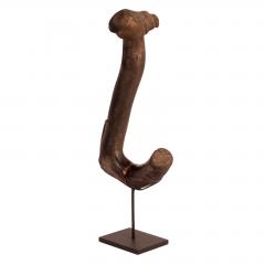 Circa 1880 Meiji Period Wood Kettle Hook Japan - 2306662