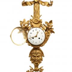 Circa 1890 French Gilt Bronze Wall Clock - 2089558