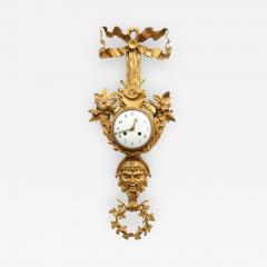 Circa 1890 French Gilt Bronze Wall Clock - 2090186