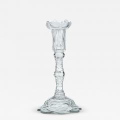 Circa 18th Century George III Period Crystal Candlestick England - 2310222