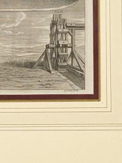 Circa 18th Century Water Wheels Engraving France - 2251425