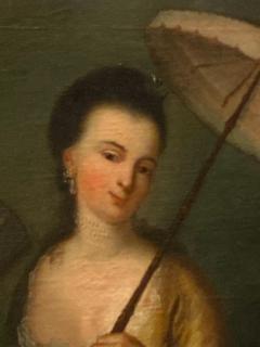 Circa 18th Century Woman with a Parasol French - 2041924