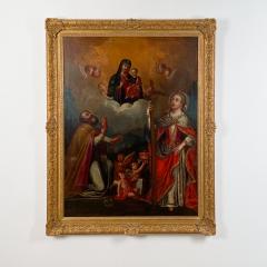 Circa 18th century Spanish Colonial Painting - 2046244