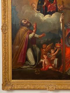 Circa 18th century Spanish Colonial Painting - 2046247