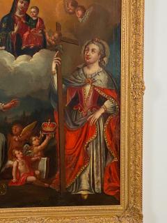 Circa 18th century Spanish Colonial Painting - 2046248