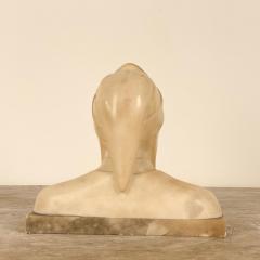 Circa 1900 Alabaster and Marble Bust of Dante - 2062911