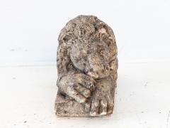 Circa 1900 English Recumbent Concrete Lion - 4210356