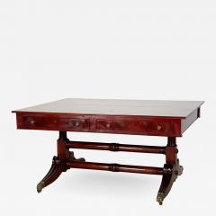 Circa 1900 Large and Scarce Regency Style Partners Writing Table England - 2226198