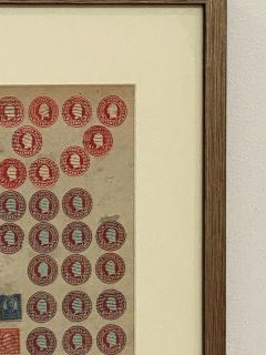 Circa 1910 Stamp Art Collage American - 2145215