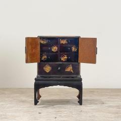 Circa 1920 Japanese Miniature Cabinet on Stand - 2142497