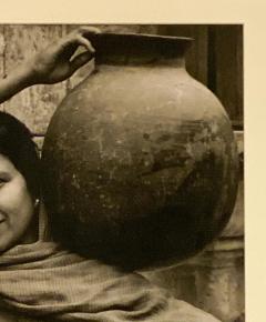 Circa 1930 Photograph of a Girl with Water Jar - 2100274