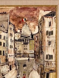 Circa 1950 Abstract View of Paris France  - 2041688