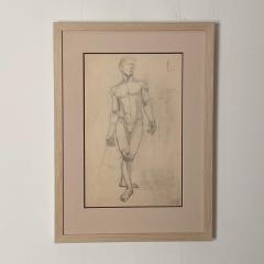Circa 1950 Academic Drawing of a Man - 2054545