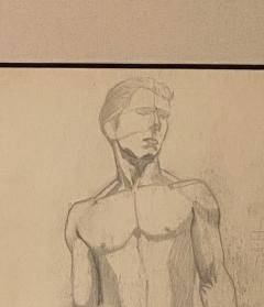 Circa 1950 Academic Drawing of a Man - 2054547