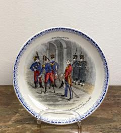 Circa 19th Century HBCM Montereau Plates A Pair - 2210423
