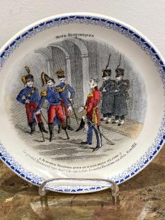 Circa 19th Century HBCM Montereau Plates A Pair - 2210425