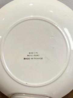 Circa 19th Century HBCM Montereau Plates A Pair - 2210426