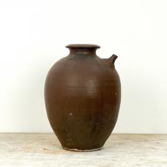 Circa 19th Century Provincial Stoneware Jar Japan - 2258281