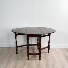 Circa Early 18th Century English Oak Drop Leaf Table - 2245894