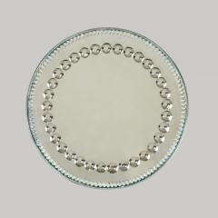 Circular 1900s sorcerers mirror tray stamped Made in England to back - 4744342