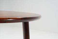 Circular Coffee Table With Slightly Tapered Legs Denmark 1960s - 1658960