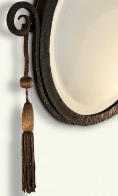 Circular Early 1920s Ironwork Mirror in the Manner of Edgar Brandt - 817100